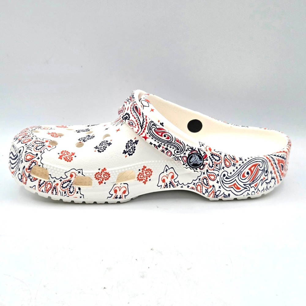 Crocs Classic Americana Paisley Clog Men's Size 8 Women's Size 10 - Picture 3 of 5